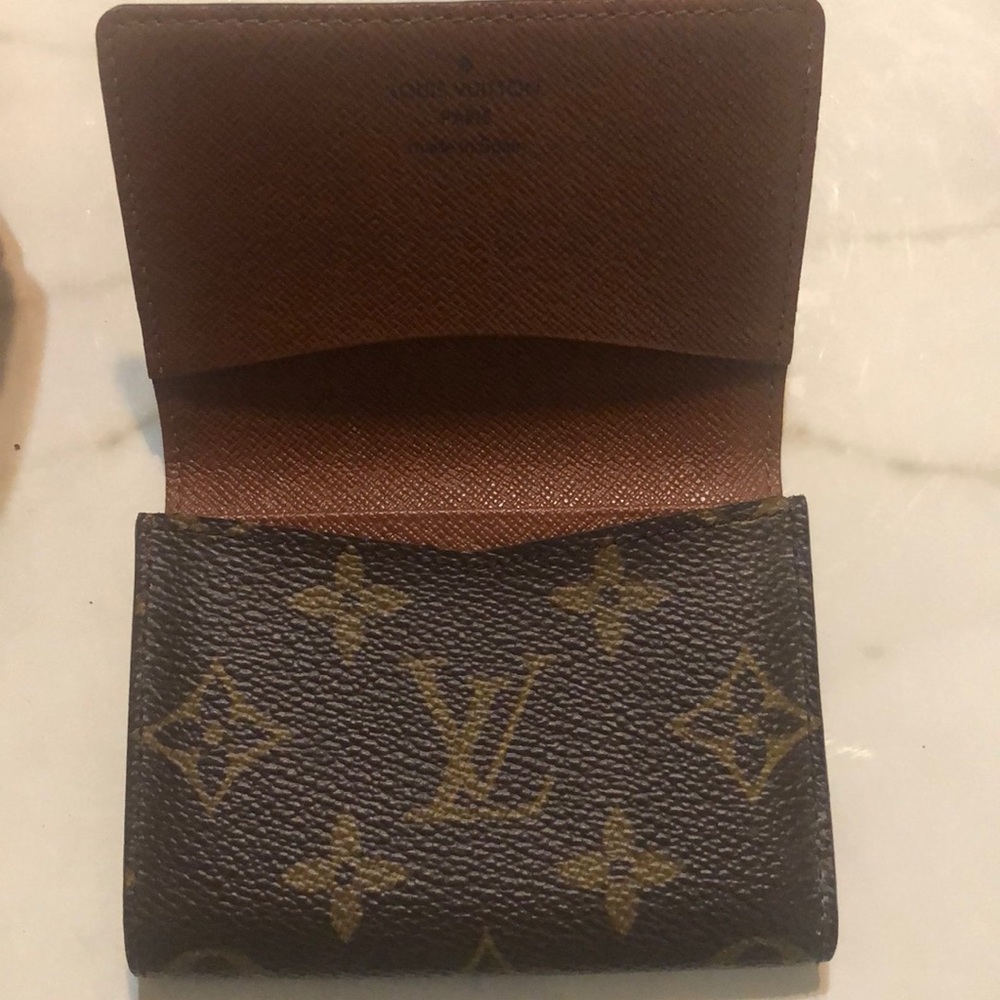 Auth Louis Vuitton Business Credit Card Case